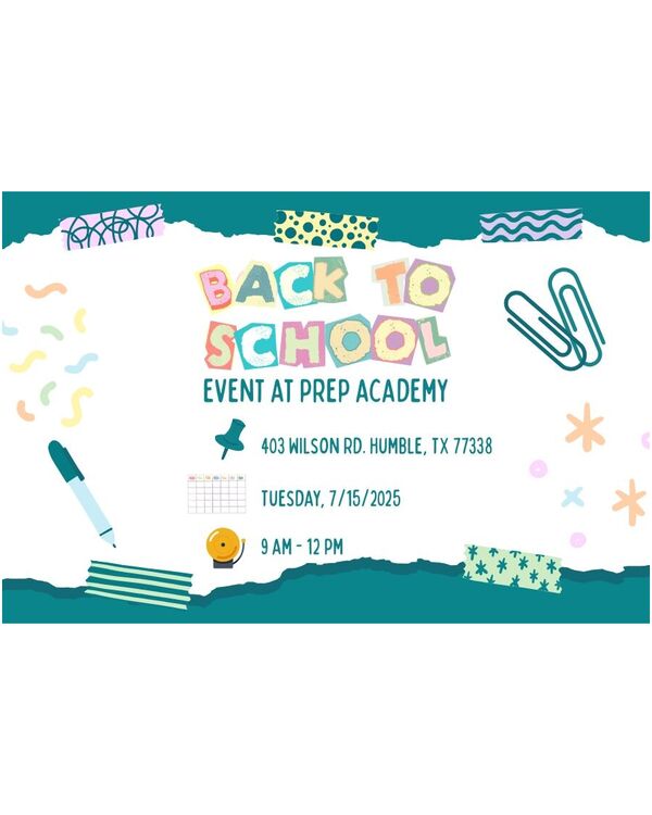 Back to School Event Prep Academy