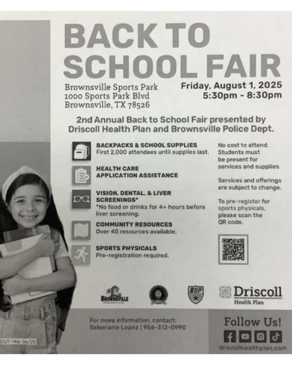 Back to School Fair – Brownsville!