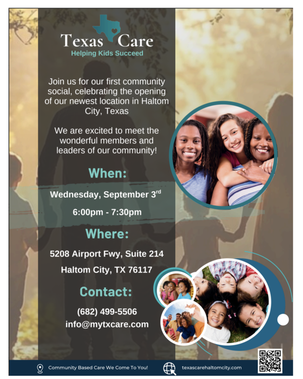 Newest Texas Care location in Haltom City!