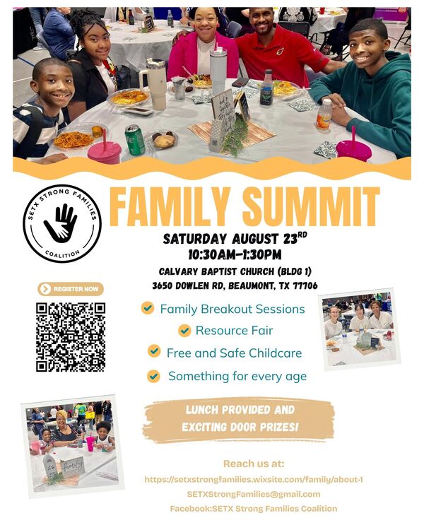 SETX Strong Families Coalition's Family Summit