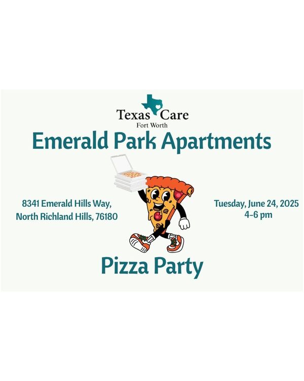 Emerald Park Apartments Pizza Party