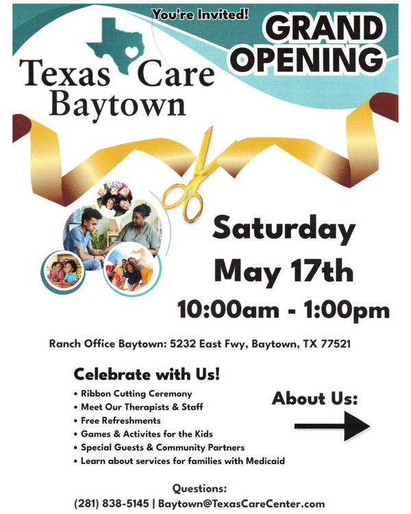 Grand Opening of Texas Care Baytown